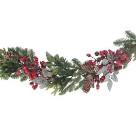 Mixed Fir Berry Cone Garland - 180cm